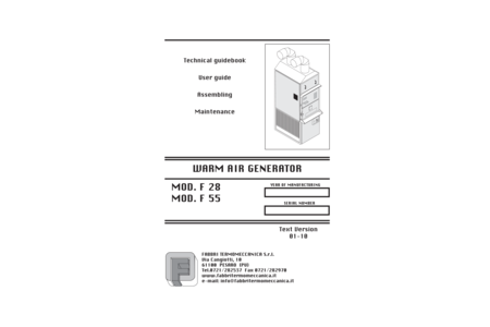 Operation & Installation  Manual F28 & F55